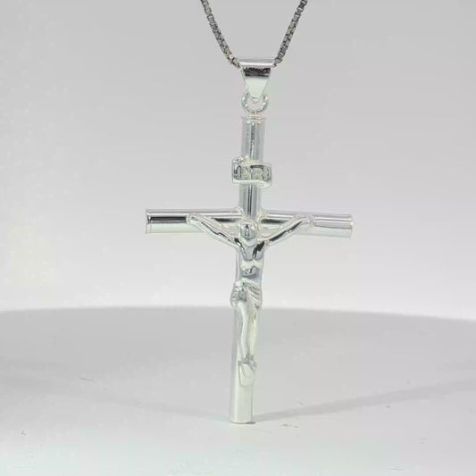 Sterling Silver Crucifix Charm Pendant