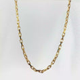 Load and play video in Gallery viewer, Yellow Gold Elongated Cable Necklace

