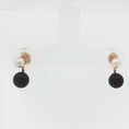 Load and play video in Gallery viewer, Lustrous Round Pearl Drop Earrings in Polished Rose Gold
