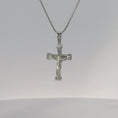 Load and play video in Gallery viewer, Silver Crucifix Pendant & Necklace
