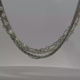 Load and play video in Gallery viewer, David Yurman Muiltichain Silver & Gold Necklace
