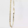 Load and play video in Gallery viewer, Yellow Gold Hexagon Link Bracelet
