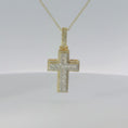 Load and play video in Gallery viewer, Gold Cross Pendant
