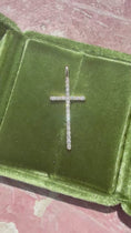 Load and play video in Gallery viewer, Diamond Cross Pendant

