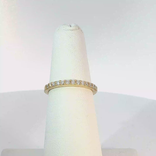 Diamond Eternity Ring in Yellow Gold