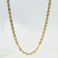 Load and play video in Gallery viewer, Hallow Gold Rope Chain Necklace
