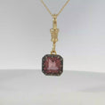 Load and play video in Gallery viewer, Yellow Gold Tourmaline Charm
