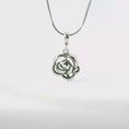 Load and play video in Gallery viewer, Sterling Silver Floral Charm
