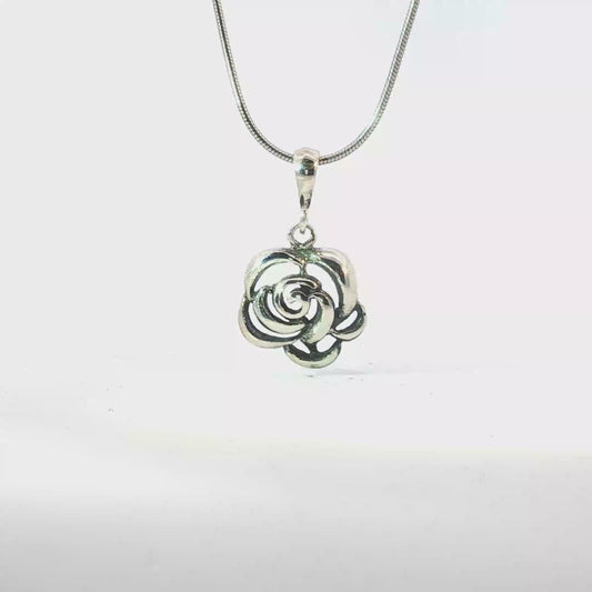 Sterling Silver Floral Charm