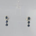 Load and play video in Gallery viewer, Sapphire Drop Earrings
