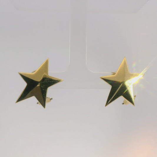 Tiffany & Co. 90’s Gold Star Earrings