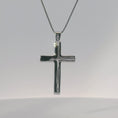 Load and play video in Gallery viewer, Silver Cross Pendant & Necklace
