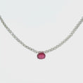 Load and play video in Gallery viewer, Ruby & Diamond Necklace
