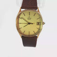 Load and play video in Gallery viewer, Concord Quartz Classic Yellow Gold Timepiece
