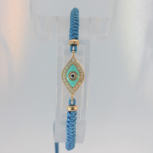 Blue Evil Eye Bracelet