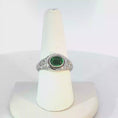 Load and play video in Gallery viewer, Emerald White Gold Cocktail Ring

